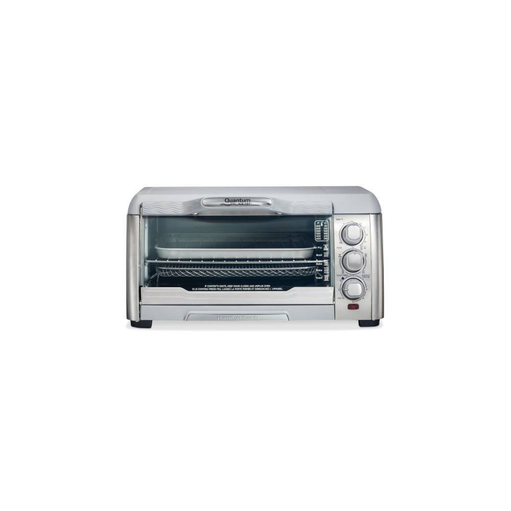 Hamilton Beach Air Fryer Toaster Oven with Quantum Air Fry Technology, One Size, Stainless Steel - Bellso